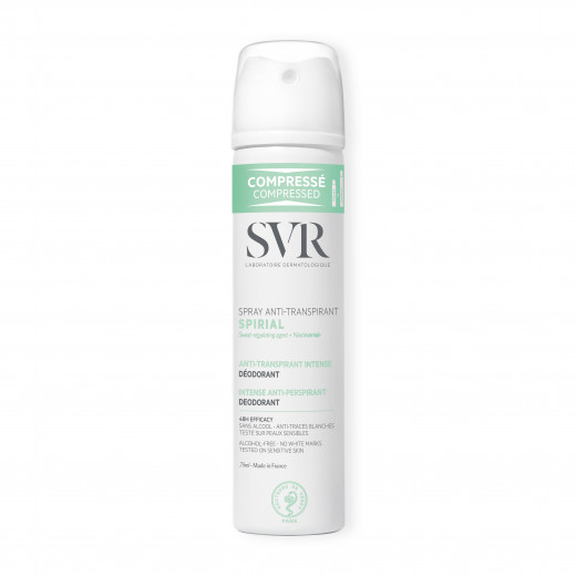 SVR SPIRIAL Plant Spray Deodorant Anti-Perspirant 75ml