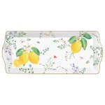 Easy Life Fleurs et Citrons 35x15cm Serving Plate in Box - Multicolored