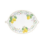 Easy Life Fleurs et Citrons Serving Plate in Box Multicolored 30x21.5cm