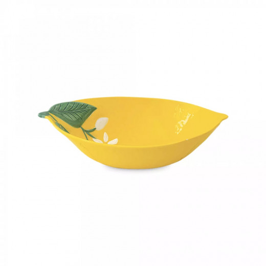 Easy Life Fleurs et Citrons Bowl Yellow 15x11cm