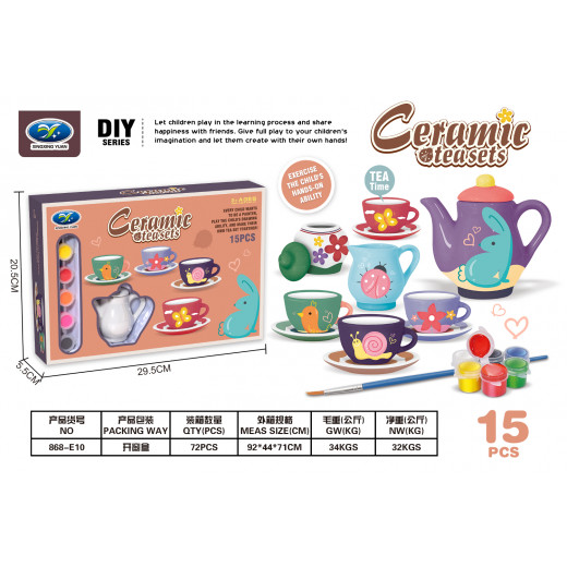 Play tea set ceramic DIY（GCC）