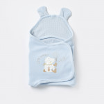 Bi̇Baby Cute Sleep Swaddle Blue