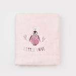 Bi̇Baby Pink Love Welsoft Blanket Pink