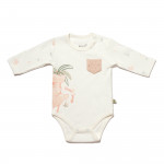 BiOrganic Koala Jungle Body Long Sleeve Pink (2 Years)