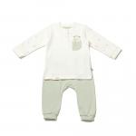 BiOrganic Koala Jungle Sweatshirt and Trousers Mint (12-18 Months)