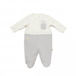 BiOrganic Koala Jungle Romper Grey (3-6 Months)