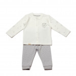 BiOrganic Koala Jungle Pyjamas Set Grey (9-12 Months)