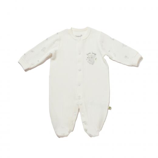 BiOrganic Koala Jungle Newborn Romper Grey (Size 50)