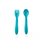 Babyjem Baby Spoon And Fork Set Blue