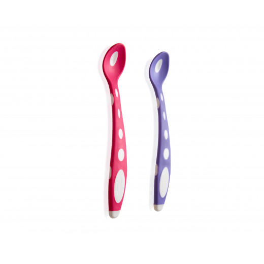 Babyjem Soft Tip Spoon Pink/Purple