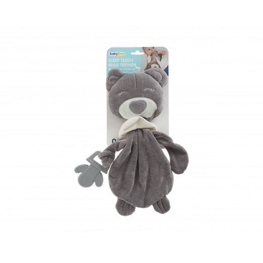 Babyjem My Sweet Bear Toy With Teether / Grey