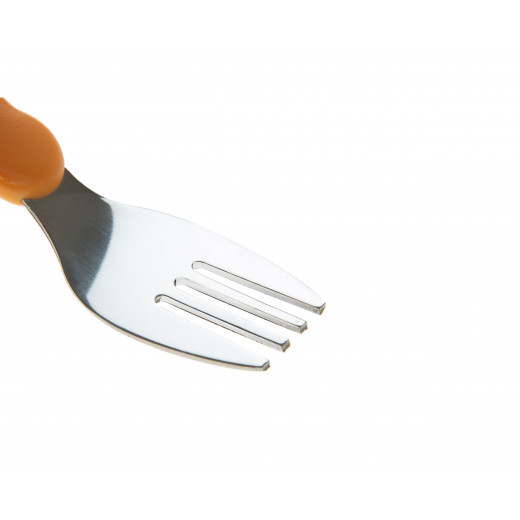 Babyjem Steel Spoon And Fork Somon