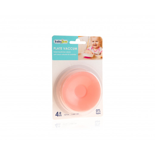 Babyjem Plate Vacuum Pink