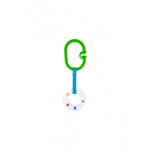 Babyjem Rattle Ring Green Oval