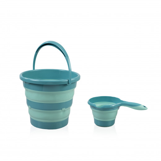 Babyjem Folding Bath Set 3 Pcs Turquoise New