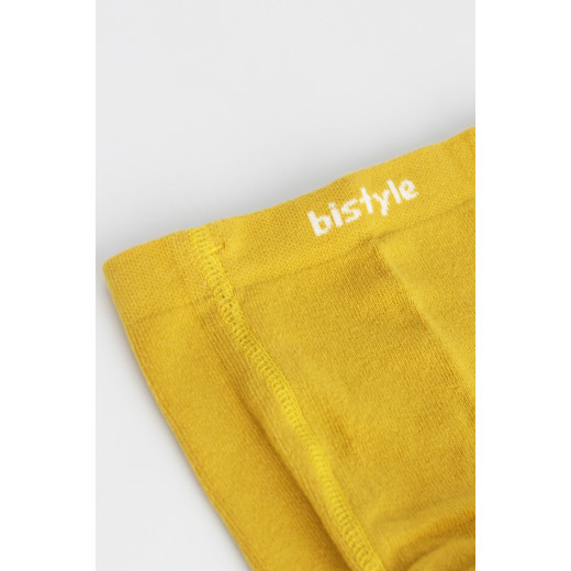 Bistyle Combed Cotton Single Tight (6-12 m) Yellow