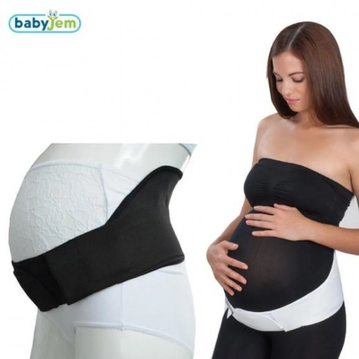 Babyjem Pregnancy Support Waist Band / Black (L)