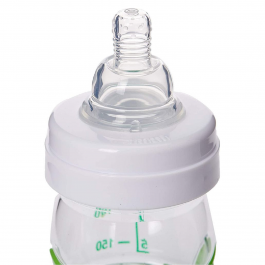 Farlin Feeding Bottle Plastic for Baby , 180ml - Green