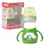 Farlin Feeding Bottle Plastic for Baby , 180ml - Green