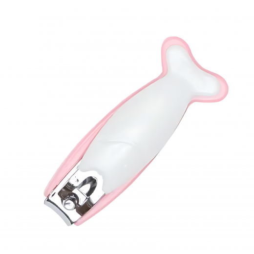 Farlin Nail Clipper Fish Shape, Pink