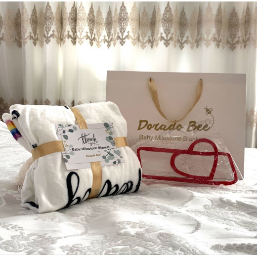 Dorado Bee Baby Milestone Blanket The Twins Design