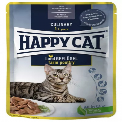 Happy Cat Wet Mis Poultry 85G