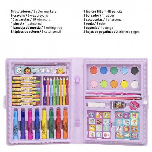 Cerda - Colouring Stationery Set Box Gabby´S Dollhouse