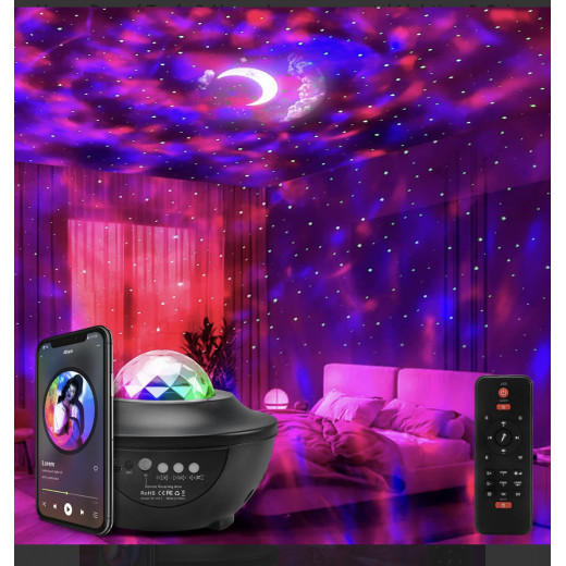 Rohs,  (Starry Projector Light) , Black, 13*16 Cm, Contains 3 Pieces