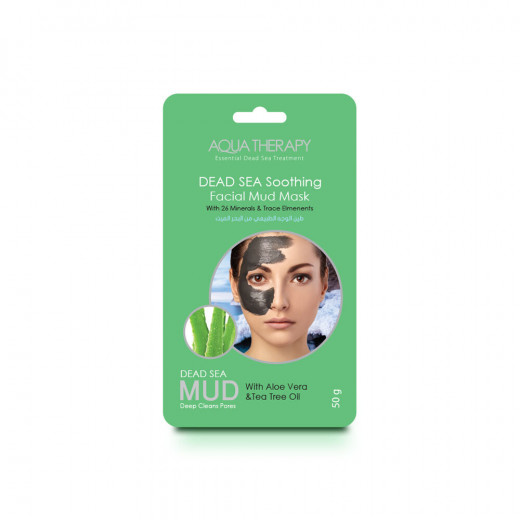 Aqua Therapy Dead Sea Soothing Facial Mud Mask, 50g [Sachet]