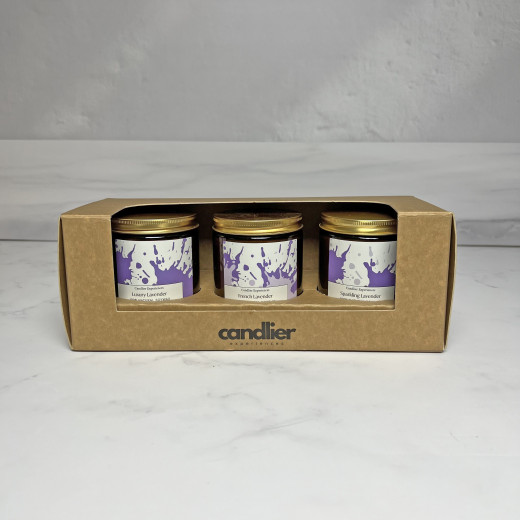 Three candle gift set