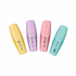 Vertex Highlighter pvc Box, Pastel Colors : ( Yellow, Pink, Orange, Blue) 4pcs