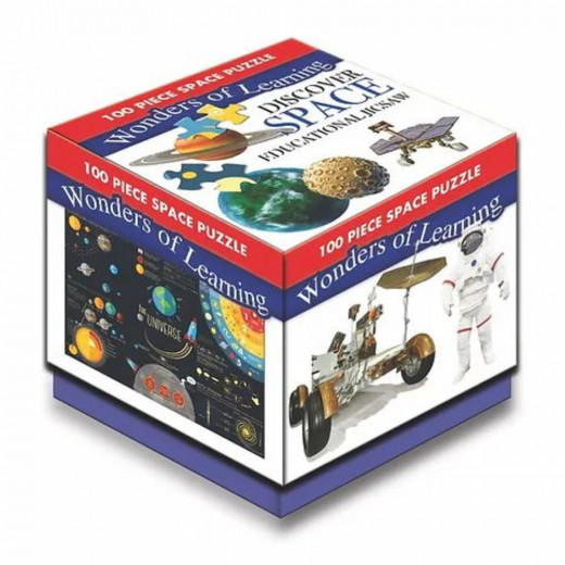 100 piece space puzzle Wonders of learning