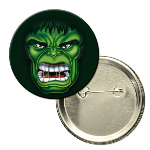 Button badge - Hulk - style 1