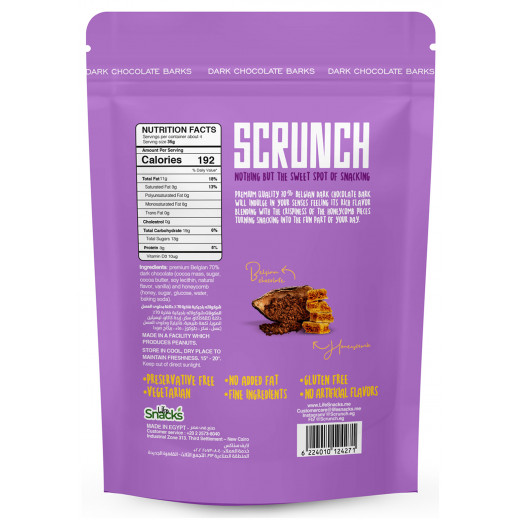 Scrunch Belgian Dark Chocolate Barks with Honeycombs