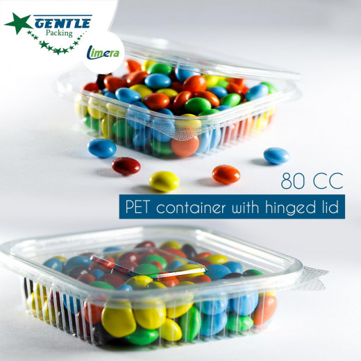 Gentle PET Food Containers 150cc - 100 Pieces