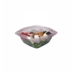 Food Storage Container With Separate Lid 1000ML - Transparent - 50 Pieces