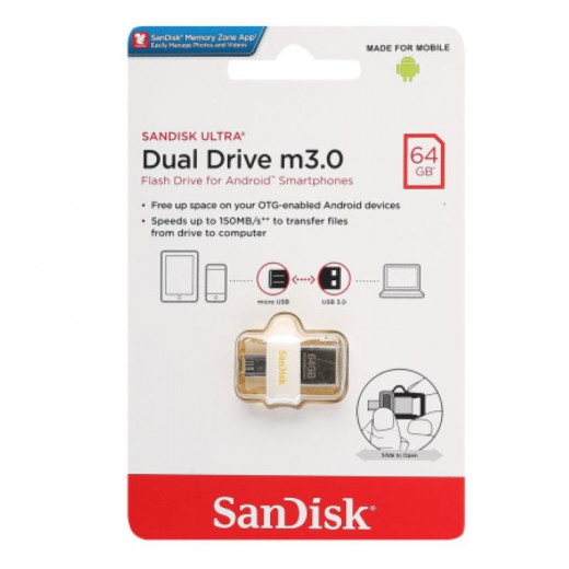 Sandisk ultra dual drive m3.0 64GB