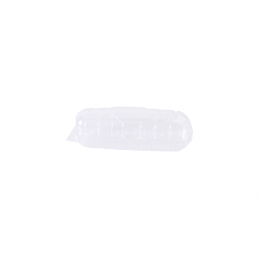 RZ Plastic Containers Hotdog Hinged Large - 100 PCS