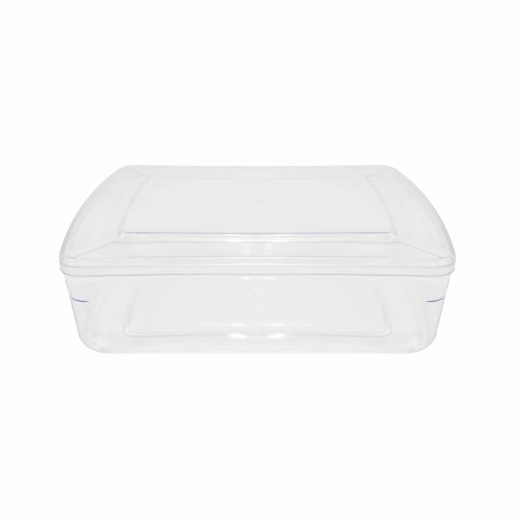 Crystal Containers Rectangle Box with Lid - 700 gr - 1 Piece