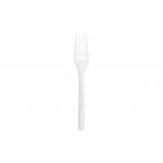 RZ White Plastic Forks - 50 Pieces