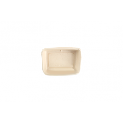 Paper Container Rectangle Biodegradable 950  ml - 75 PCS