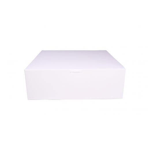 Paper Container Cake Box white - 35 5*35 5*15  cm - 5 Pieces